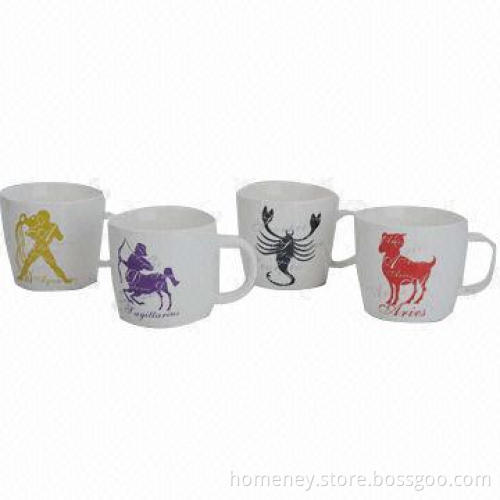 13oz Porcelain Mugs, Microwave/Dishwasher Safe